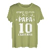 Herren Team Papst #10 Kapitän Kapitän Fußball Vatertag T-Shirt