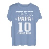 Herren Team Papst #10 Kapitän Kapitän Fußball Vatertag T-Shirt