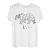 Herren Papa Bär Lustiges Geschenk für Papa Opa Fun T-Shirt