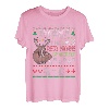 Brodolf The Red Nose Gainzdeer Gym Hässlicher Weihnachtspullover T-Shirt