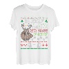Brodolf The Red Nose Gainzdeer Gym Hässlicher Weihnachtspullover T-Shirt