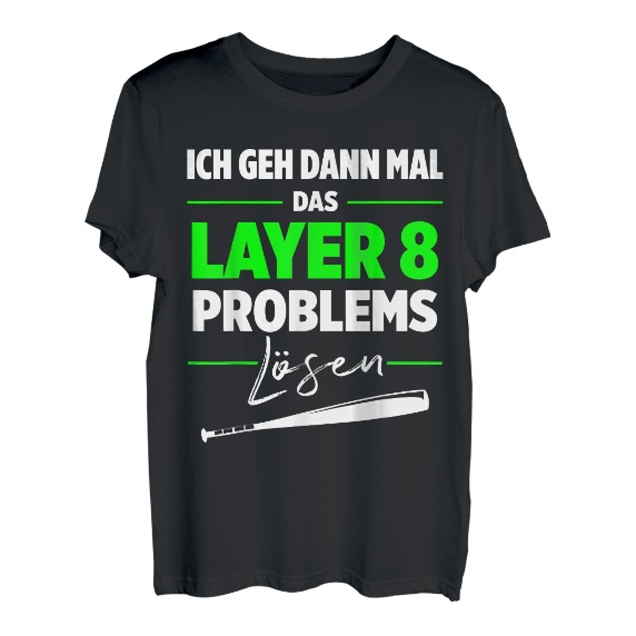 Spezialist für Layer 8 Probleme Lustiger Computer Männer Premium T-Shirt