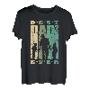 Papa 2 Söhne Dad hoch 2 zweifacher Vater T-Shirt