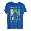 Papa 2 Söhne Dad hoch 2 zweifacher Vater T-Shirt