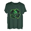 Leprechaun irischer Kobold grüne Flammen T-Shirt & Design T-Shirt