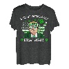 Make St Patrick's Day Great Again Trump US-Flagge Irish Clover T-Shirt