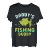 Kinder Daddys Fishing Buddy Anglergeschenk Von Vater Zu Sohn Angler T-Shirt