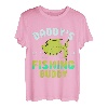 Kinder Daddys Fishing Buddy Anglergeschenk Von Vater Zu Sohn Angler T-Shirt