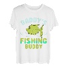 Kinder Daddys Fishing Buddy Anglergeschenk Von Vater Zu Sohn Angler T-Shirt
