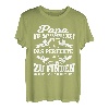 Papa und Vater Motiv, Lustiger Spruch, Kinder, Frau Geschenk T-Shirt