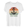 Papitän - Papa und Kapitän - Retro Anker Vatertag T-Shirt