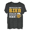 Schlager und Bier darum bin ich hier | Festival Musik Party T-Shirt