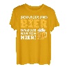 Schlager und Bier darum bin ich hier | Festival Musik Party T-Shirt