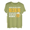 Schlager und Bier darum bin ich hier | Festival Musik Party T-Shirt