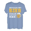 Schlager und Bier darum bin ich hier | Festival Musik Party T-Shirt
