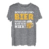 Schlager und Bier darum bin ich hier | Festival Musik Party T-Shirt