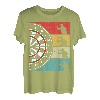 Dartscheibe Dartspieler Retro Sport Dart Lover Männer Frauen Kinder T-Shirt