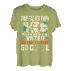 Herren Zweifacher Vater Papa Von Zwei Kindern T-Shirt