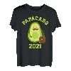 Papacado 2021 erstes Mal Papa Vater Baby Verkündung T-Shirt