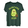 Papacado 2021 erstes Mal Papa Vater Baby Verkündung T-Shirt