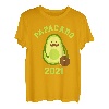 Papacado 2021 erstes Mal Papa Vater Baby Verkündung T-Shirt