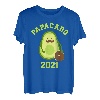 Papacado 2021 erstes Mal Papa Vater Baby Verkündung T-Shirt