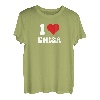 Ich Liebe Enisa I Love Enisa Valentinstag T-Shirt