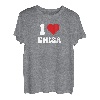 Ich Liebe Enisa I Love Enisa Valentinstag T-Shirt