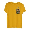 Süßes Giraffen Baby in Fake Hemdtasche Pocket Shirt T-Shirt