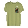 Süßes Giraffen Baby in Fake Hemdtasche Pocket Shirt T-Shirt
