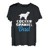 Herren Cocker Spaniel Papa T-Shirt