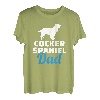 Herren Cocker Spaniel Papa T-Shirt