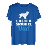 Herren Cocker Spaniel Papa T-Shirt