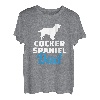Herren Cocker Spaniel Papa T-Shirt