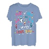 Rosa oder blau I love you Babyparty Gender Reveal T-Shirt