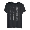 Line Dancer Amerikanische Flagge T-Shirt