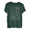 Line Dancer Amerikanische Flagge T-Shirt