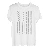 Line Dancer Amerikanische Flagge T-Shirt