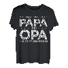 Herren Opa Großvater Vatertag Geburtstag Spruch Lustig Geschenk T-Shirt