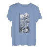 Tarotkarte Küssendes Skelett Liebe Schädel Knochen Horror Goth T-Shirt