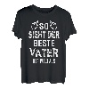 Herren Bester Vater Papa der Welt lustige Sprüche Geschenk Vatertag T-Shirt