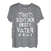 Herren Bester Vater Papa der Welt lustige Sprüche Geschenk Vatertag T-Shirt