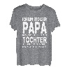 Vati Vater Ich bin stolzer Papa einer wundervollen Tochter T-Shirt
