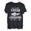 Herren Zwei Titel Vater und Stiefvater und rocke sie beide Fäuste T-Shirt