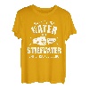 Herren Zwei Titel Vater und Stiefvater und rocke sie beide Fäuste T-Shirt