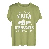 Herren Zwei Titel Vater und Stiefvater und rocke sie beide Fäuste T-Shirt