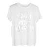 Herren Zwei Titel Vater und Stiefvater und rocke sie beide Fäuste T-Shirt
