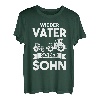 Wie Der Vater So Der Sohn Tracktor Trecker Landwirt T-Shirt