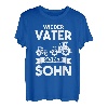 Wie Der Vater So Der Sohn Tracktor Trecker Landwirt T-Shirt