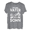 Wie Der Vater So Der Sohn Tracktor Trecker Landwirt T-Shirt